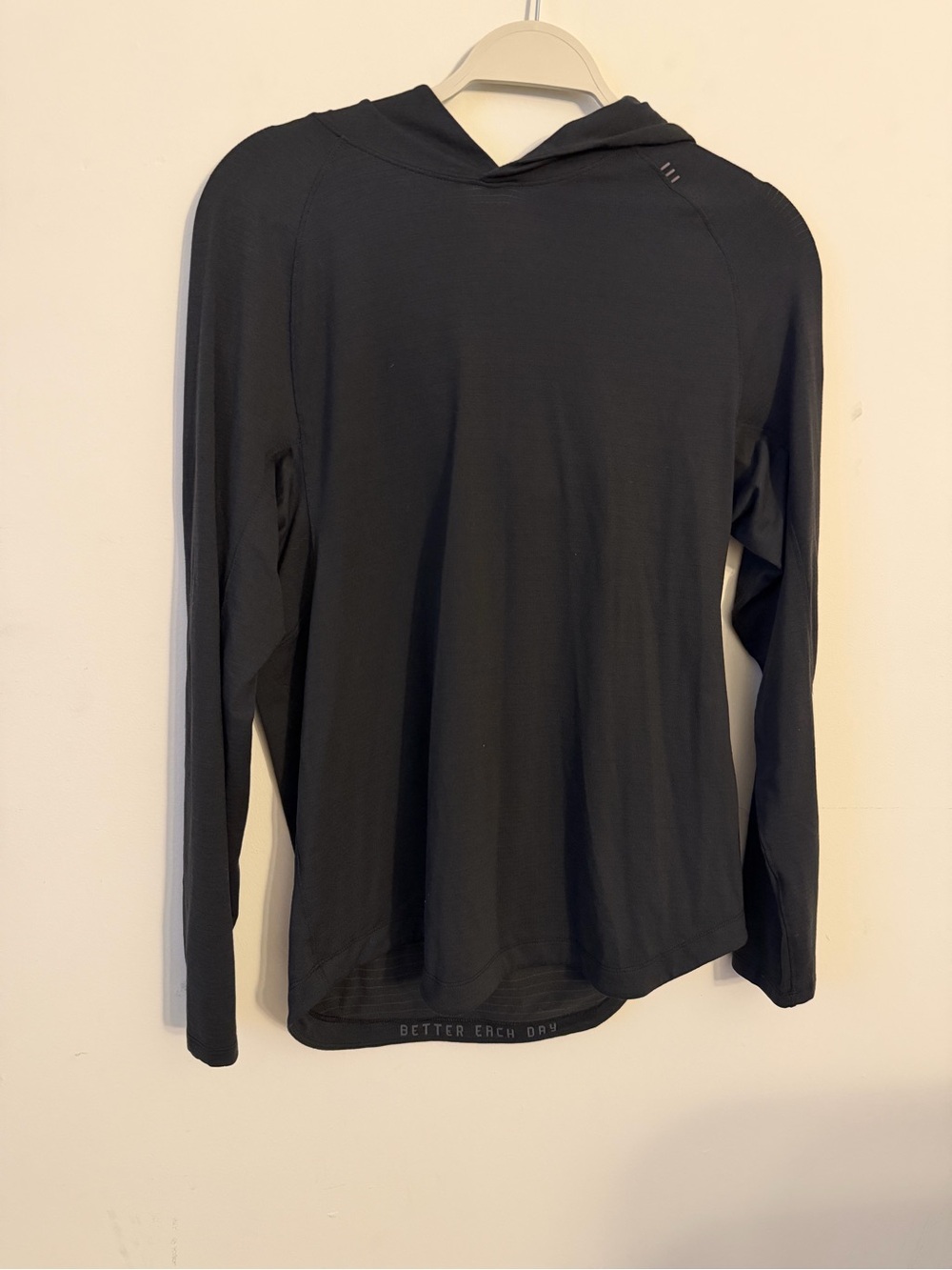 lululemon athletica Black Lightweight Hooded Long Sleeve